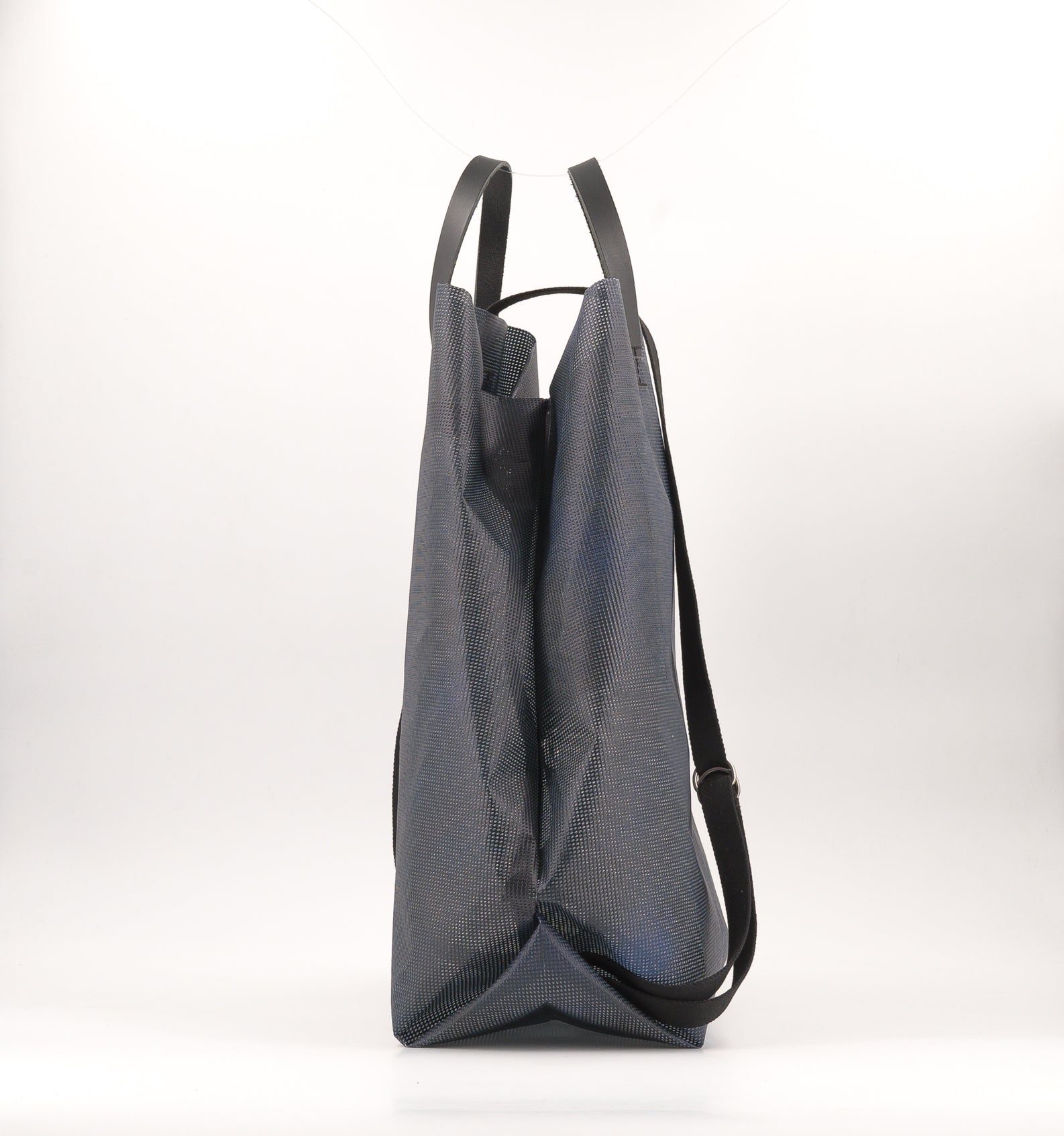 RECYCLED MOIRÉ black night / Shopper