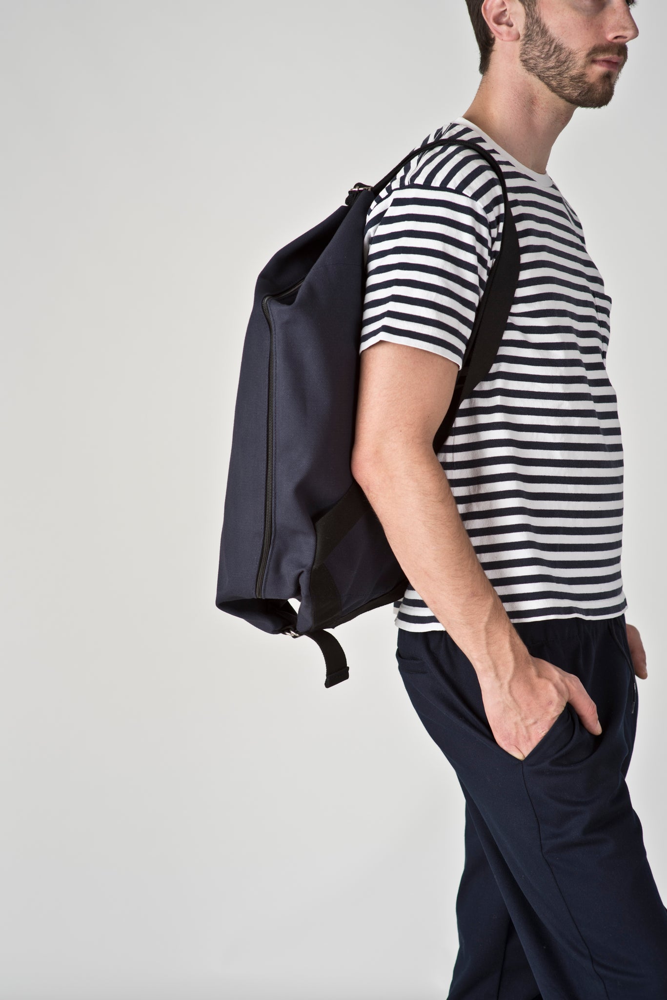 LUCID - navy waxed cotton // archive sale