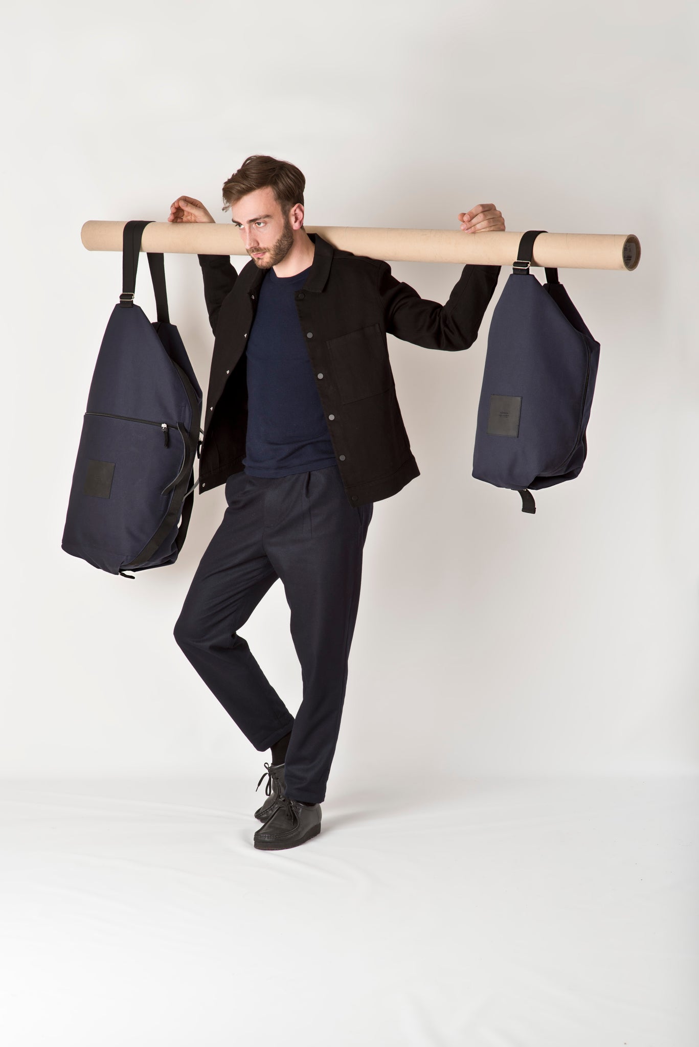 LUCID - navy waxed cotton // archive sale
