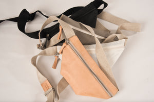 HIP BAG - natural leather // early drop