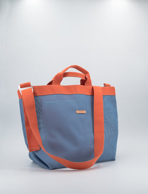 AZOKA mesh - blue / Marketbag // Sample!