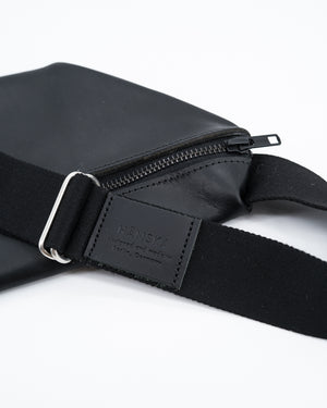 HIP BAG - black leather // early drop