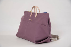 VOIE Weekender - lavender organic cotton