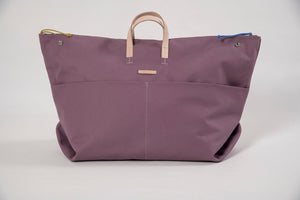 VOIE Weekender - lavender organic cotton