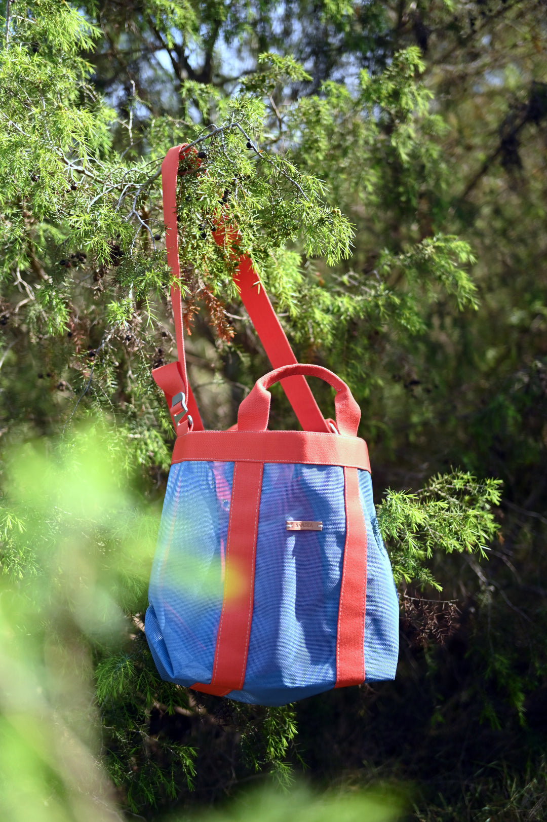 AZOKA mesh - blue / Marketbag