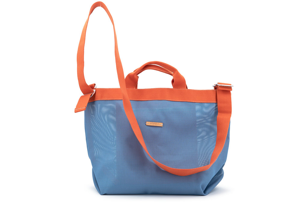 AZOKA mesh - blue / Marketbag // Sample!