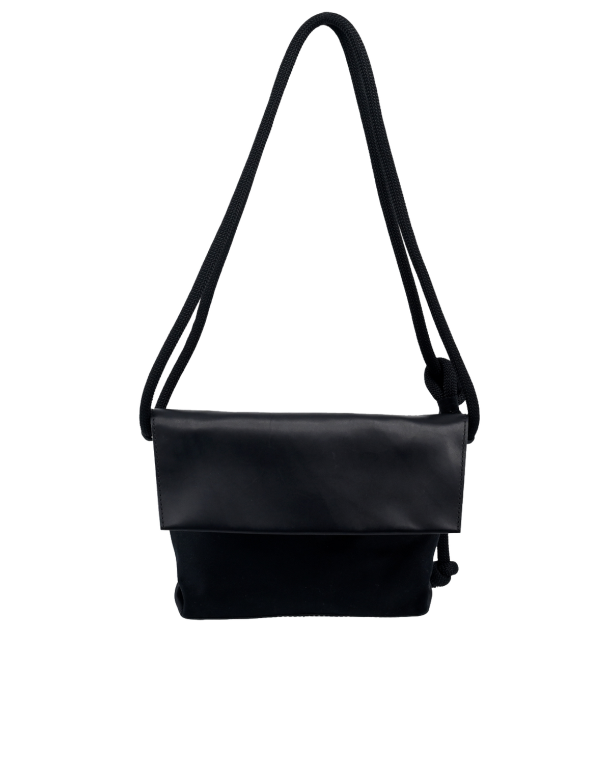 ESKUA | organic cotton / leather black