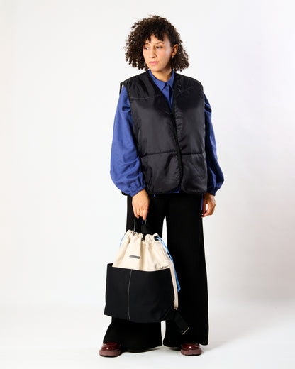 MOIRÉ | linen / black