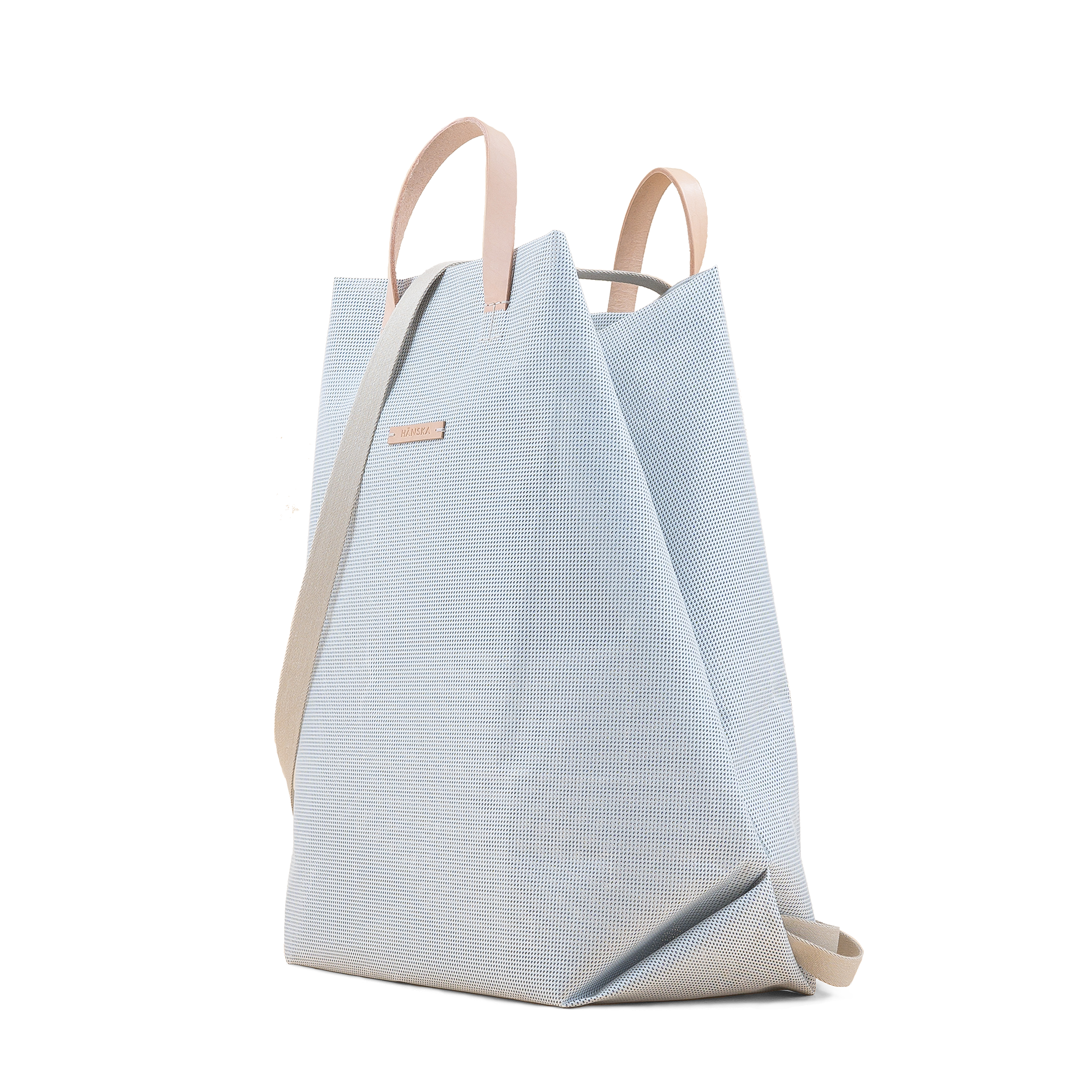 RECYCLED MOIRÉ cloudy / SHOPPER