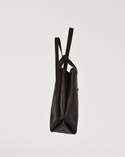 BABY MOIRÉ | leather / black