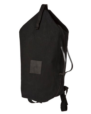 LUCID LARGE |  waxed cotton / all black