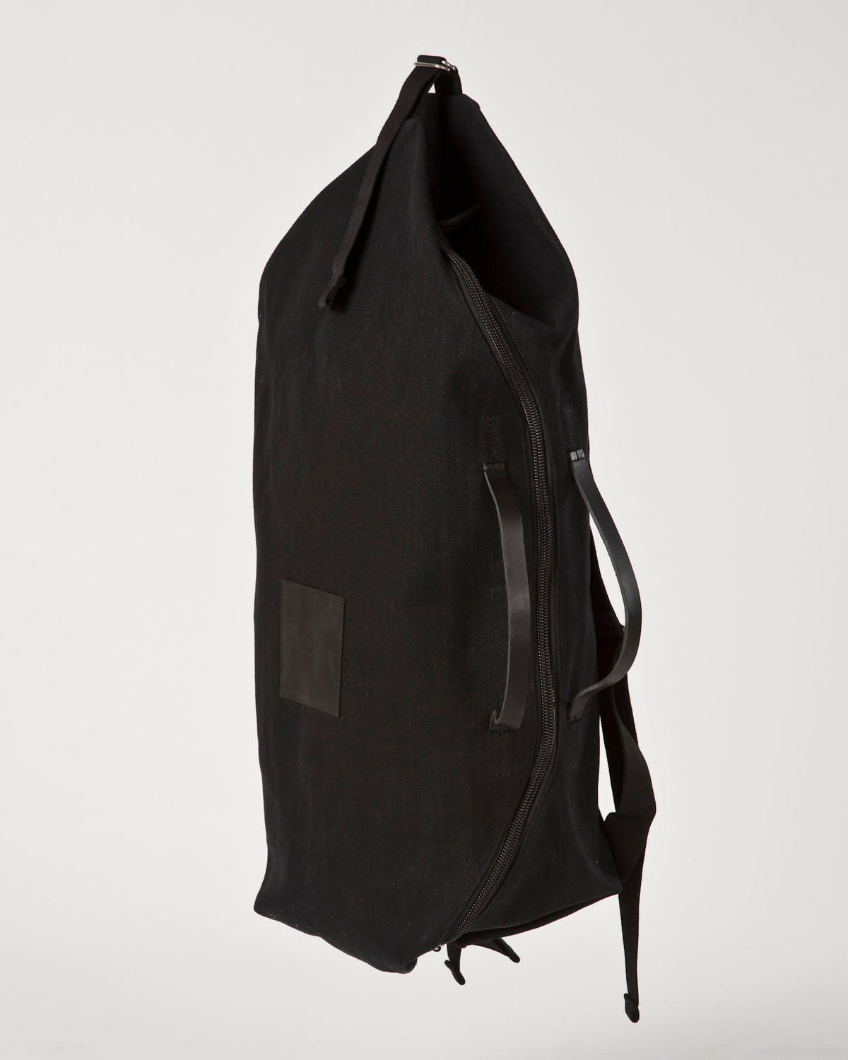 LUCID LARGE |  waxed cotton / all black