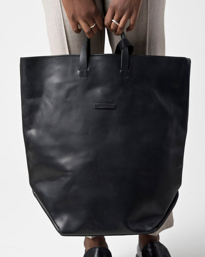 MOIRÉ | leather / black