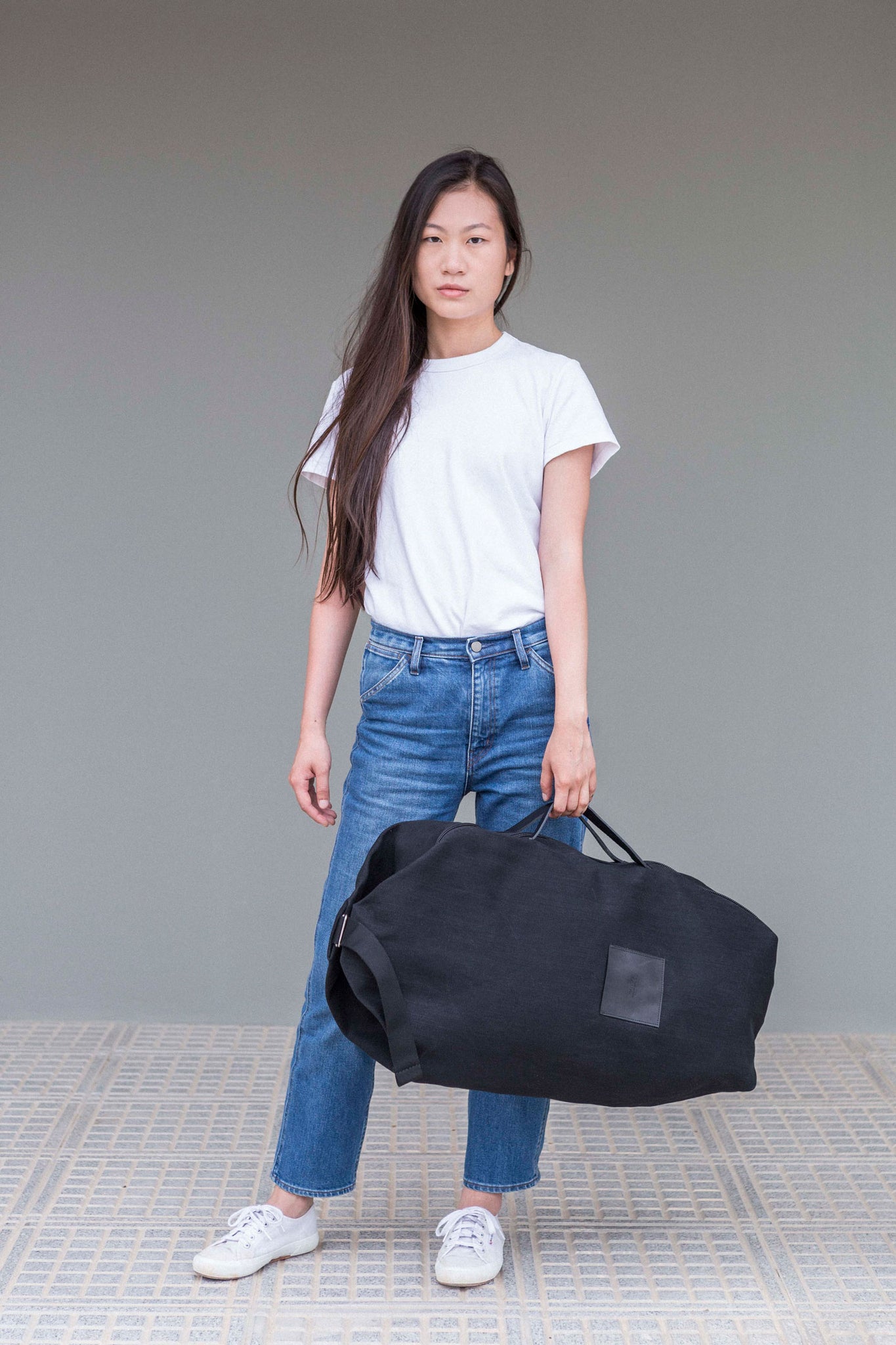 LUCID LARGE -black // waxed cotton